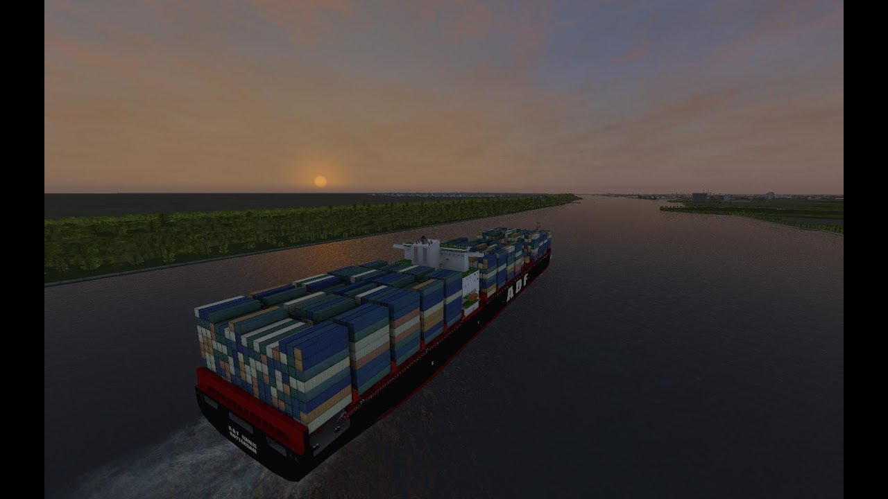 Ship Simulator 2018 - Вход в Гамбург.