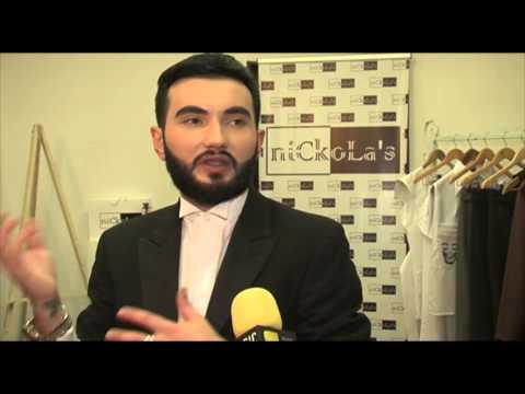 ნიკოლას ქანთარიას ხელნაკეთი კოსტიუმები და ახალი მაღაზიის გახსნა