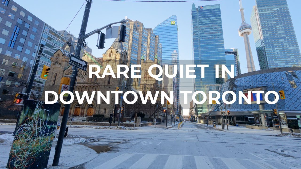 Toronto Streets on New Year’s Day