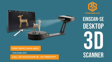 Einscan SE 3D Desktop 3D scanner | Features | Specifications - Precise3DM