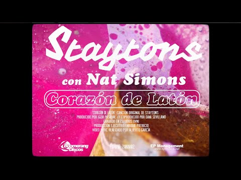 Staytons con Nat Simons - Corazón de Latón (Lyric Video)