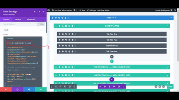 How To Change Color In Advanced Tab Sections