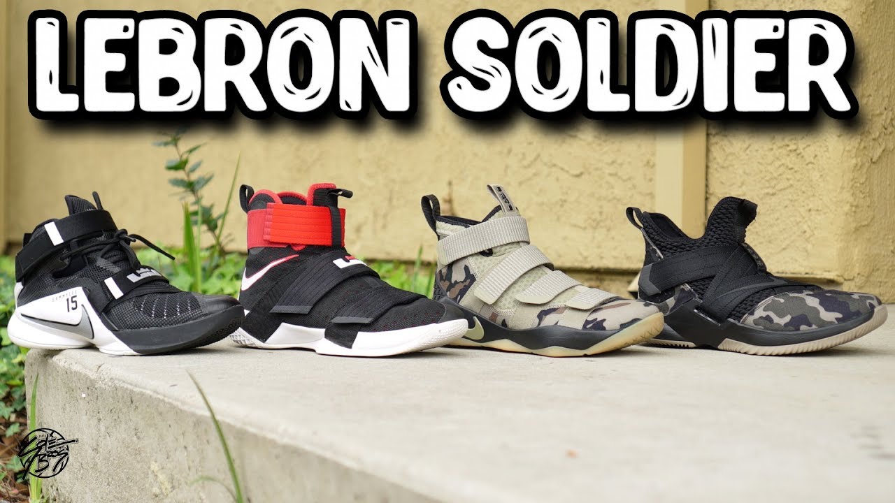 Nike Lebron Soldier Line Comparison 