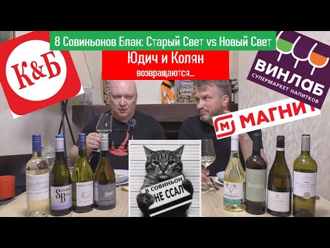 Совиньон Блан. "Горизонталка" с Колей. Купили в трех магазинах и попробовали.