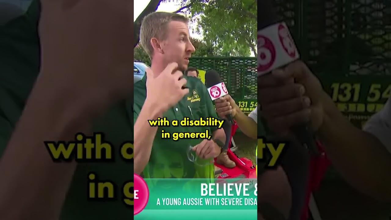 Josh Grant from Jim's Mowing interviewed on Channel 10