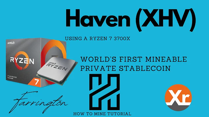 How To Mine Haven (XHV) - World’s First MINEABLE Private Stablecoin XHV
