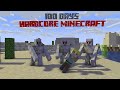 I Survived 2 Days Of 100 Days Hardcore Minecraft!(I DIED)
