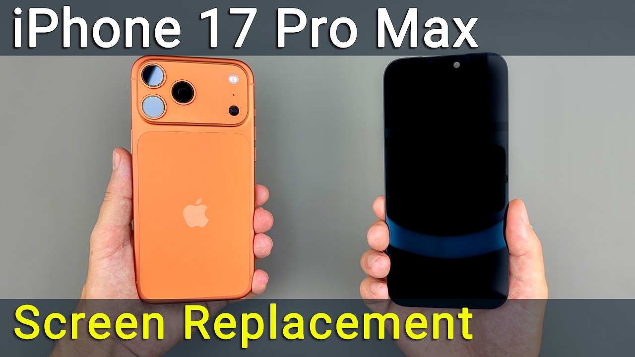 iPhone 17 Pro Max Screen Replacement | Cracked Screen Fix + Repair Assistant