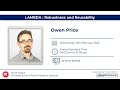 Lambda  robustness and reusability with owen price