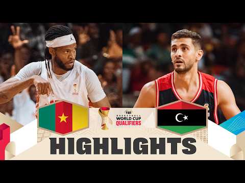 Cameroon 🇨🇲 v Libya 🇱🇾 | Highlights | FIBA Basketball World Cup 2027 African Qualifiers