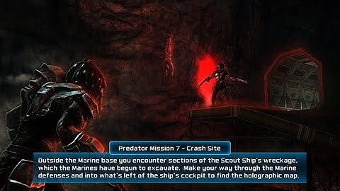 Alien vs Predator Evolution Predator Mission 7 Crash Site