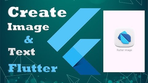 Flutter image and text tutorial 2025 | For Beginner