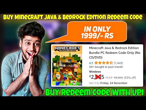 How To Buy Minecraft Java & Bedrock Edition With Redeem Code | How To Buy Minecraft Redeem Code