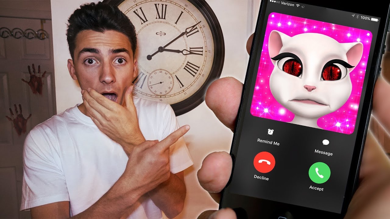 DO NOT FACETIME TALKING ANGELA AT 3AM! SHE CAME TO MY HOUSE! YouTube