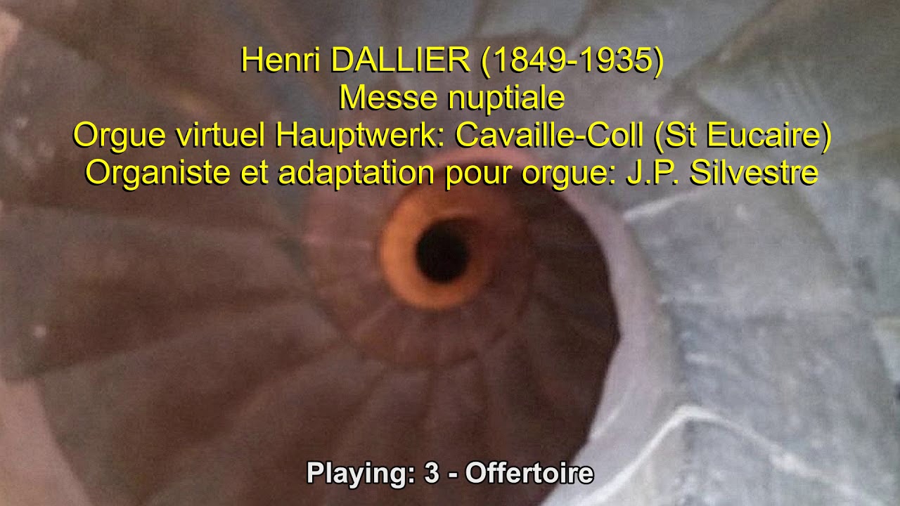 Henri DALLIER - Messe nuptiale
