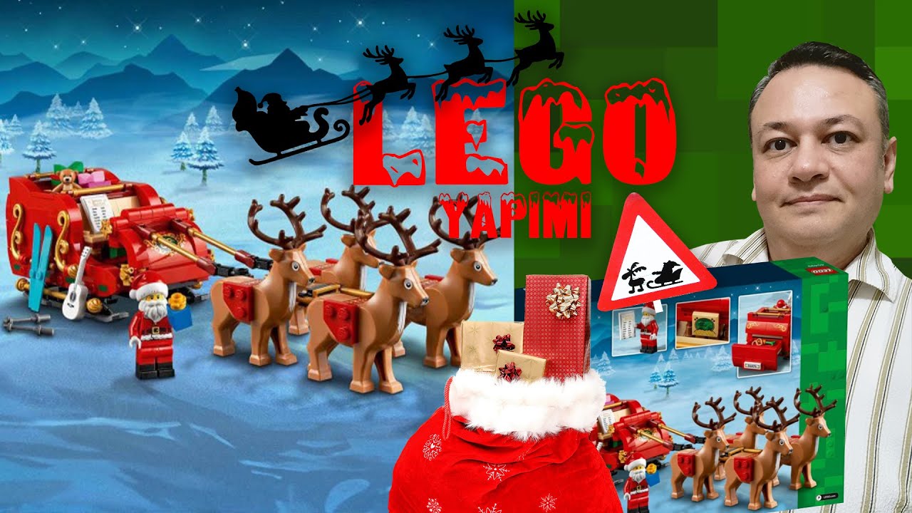 LEGO Yapımı | Noel Baba’nın Kızağı ile Yılbaşı Hissi