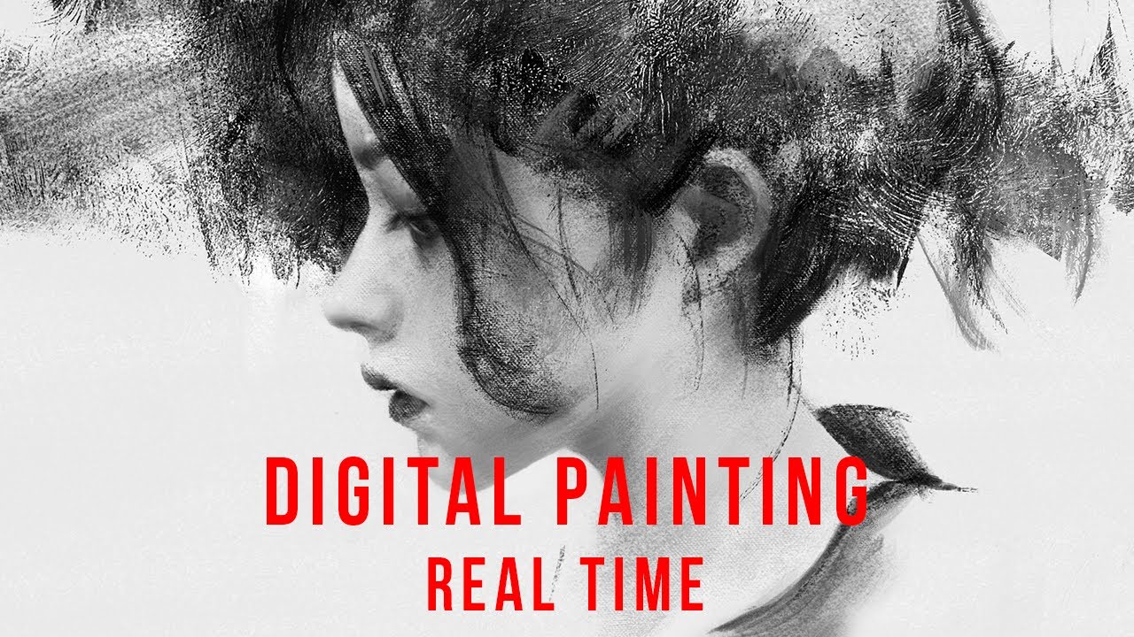 Digital Painting - Real Time - After Yizheng Ke - YouTube