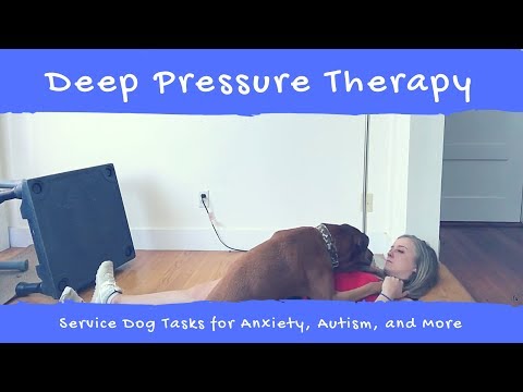 Deep Pressure Therapy Training - Service Dog Task