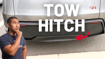 New Model Y Juniper Tow Hitch Area Compared to Older Model Y