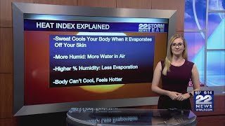 Temperatures will feel like 100 degrees