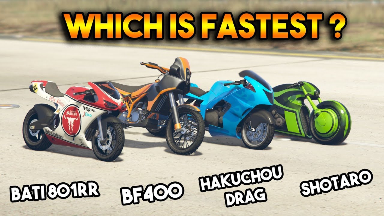 GTA 5 ONLINE - SANCHEZ VS MANCHEZ VS ENDURO VS BF400 (WHICH IS FASTEST?)