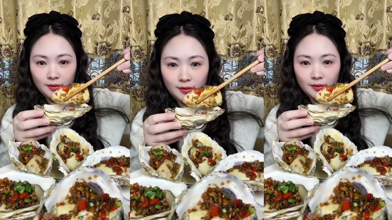 Eating oysters 🦪🦪Seafood 🦞🦞 spicy shrimp 🍤🍤#mukbang #oysters #delicious #seafood
