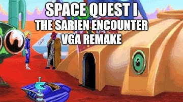 SPACE QUEST I (VGA Remake) Adventure Game Gameplay Walkthrough - No Commentary Playthrough