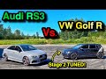 2016 Golf R (STAGE 2 APR) Vs. 2019 Audi Rs3! Rebuilding A Wrecked 2016 Golf R Part 2 (We Launch It!)