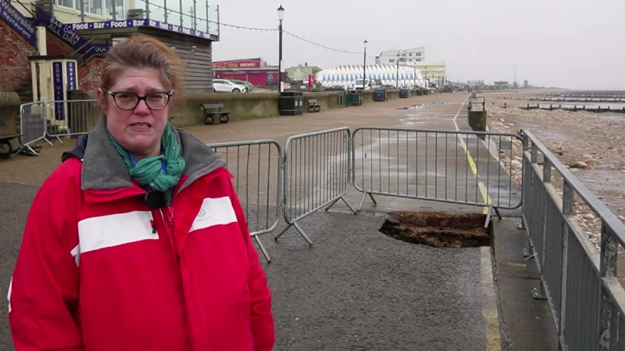 Hunstanton sinkhole will take 'some weeks' to repair
