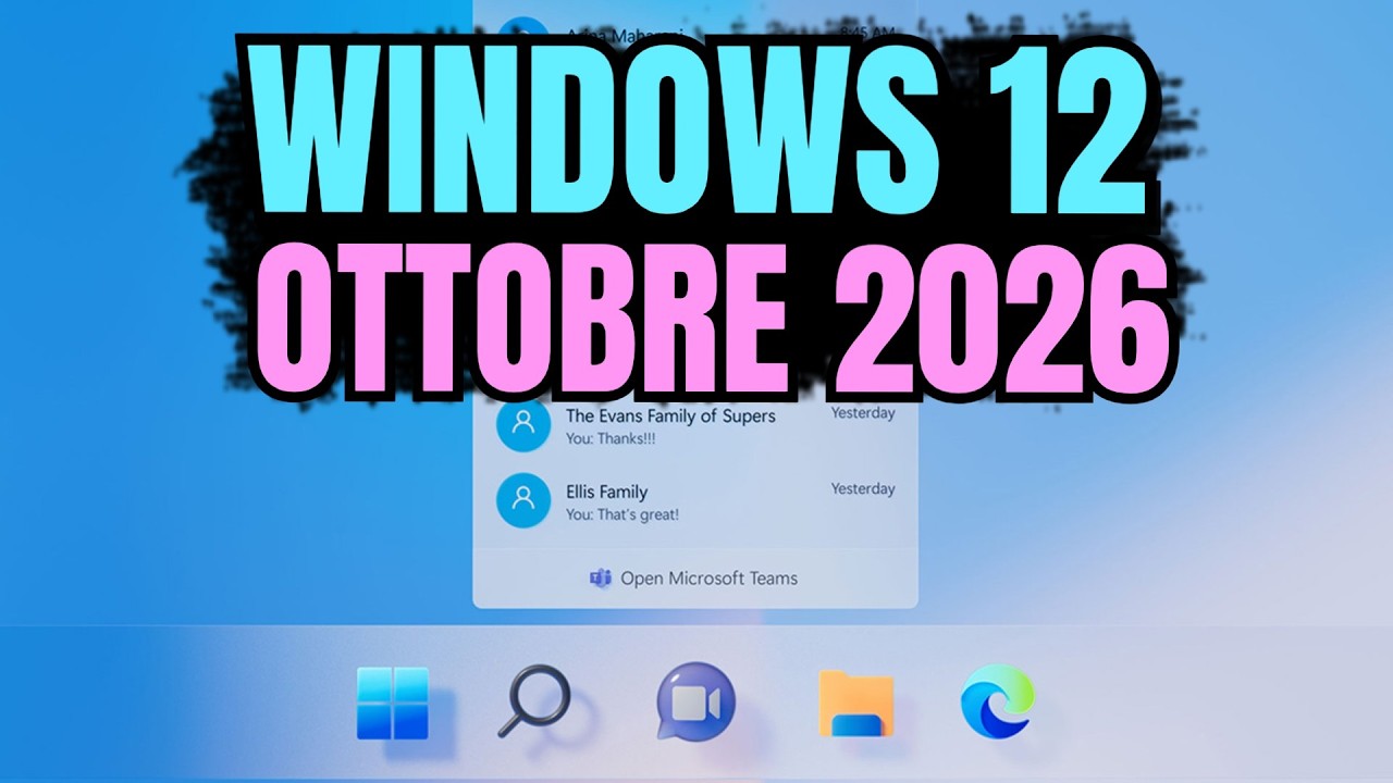 Windows 12 Sta Arrivando!