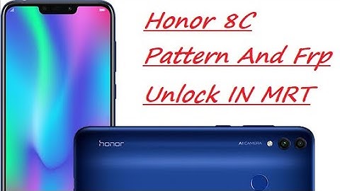 Honor 8C BKK-AL10 Unlock in UMT