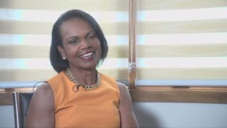Former Secretary of State Condoleezza Rice explains her love of golf to 3News' Russ Mitchell