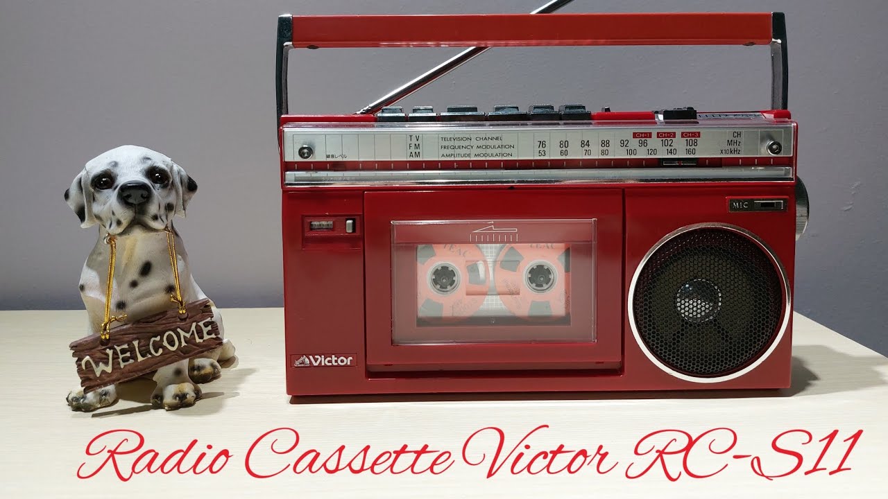 Victor AM/FMラジオ カセットプレーヤー RC-S11 【公式通販】
