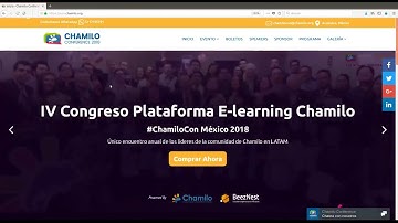 Chamilo Talk 16. Chamiluda y ChamiloCon: Ofertas de capacitación elearning (Junio 2018)