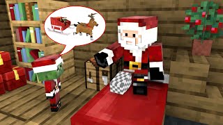 Monster School : Baby Zombie Becomes Santa Claus - Minecraft Animation