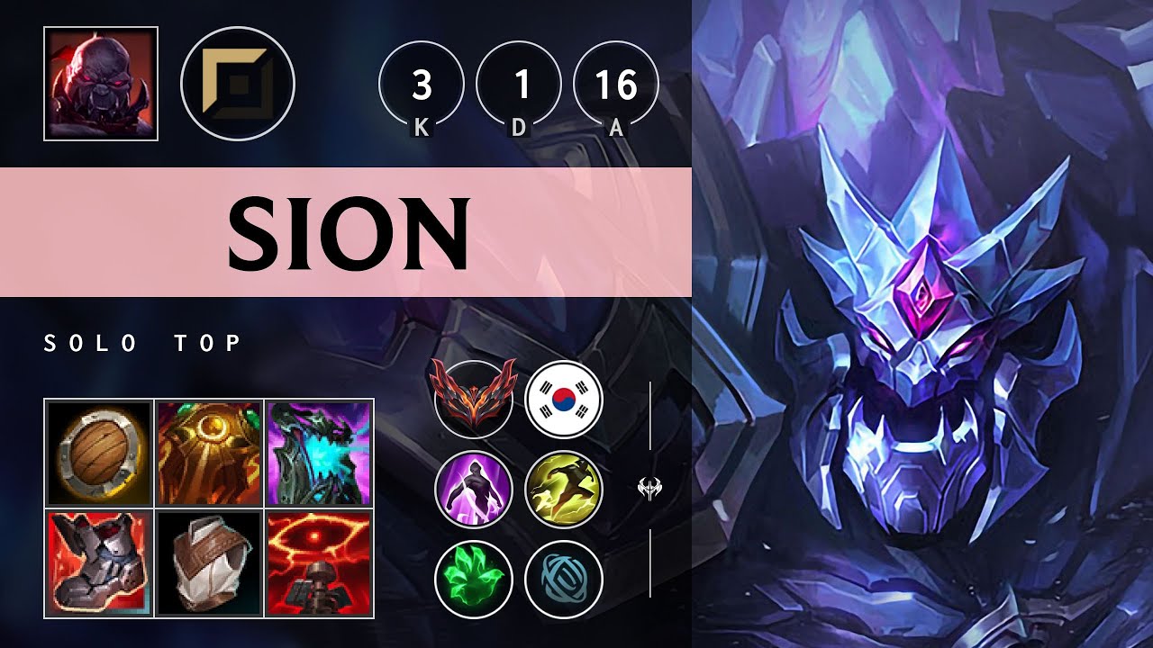 Sion Top vs Ambessa - KR Grandmaster Patch 25.21