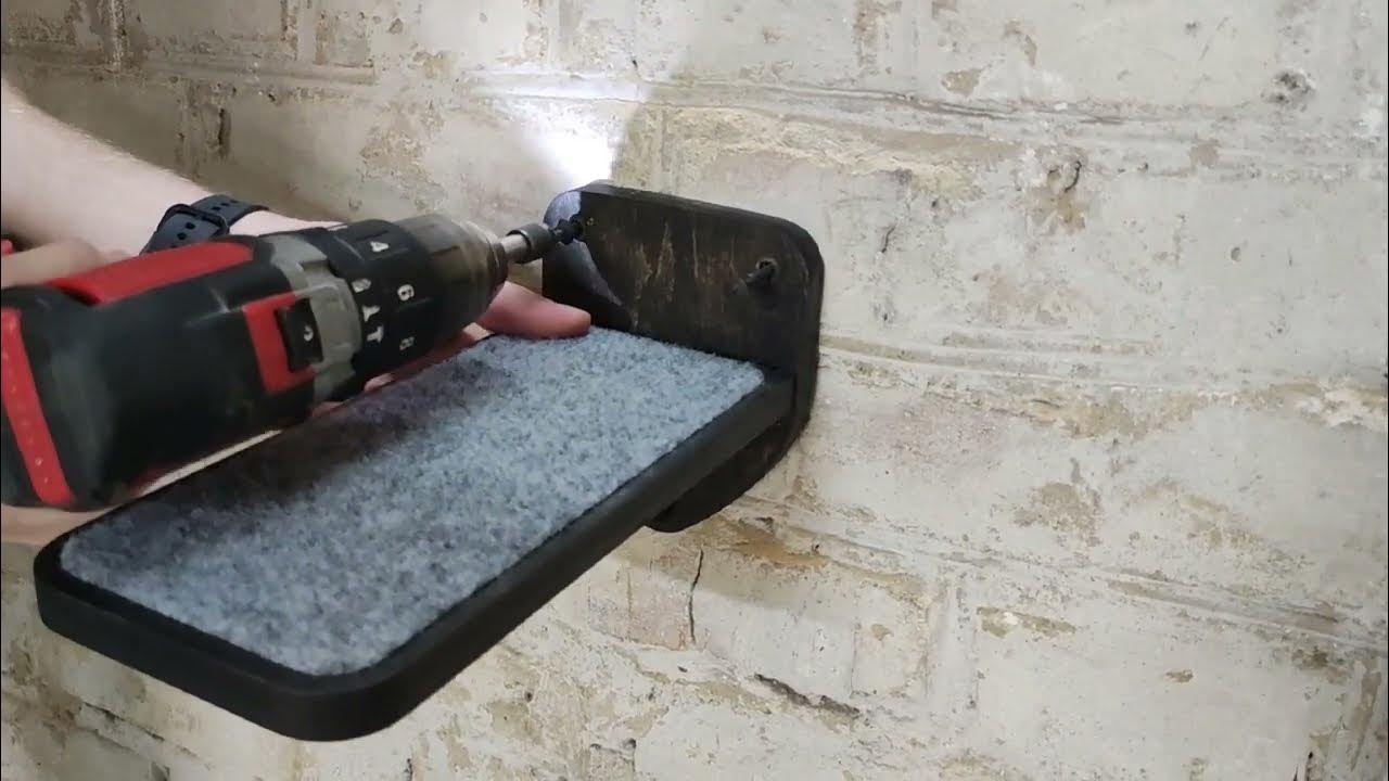 Fixing shelves to brick wall YouTube