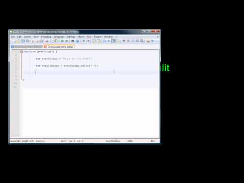 38 JavaScript String Split in Arabic