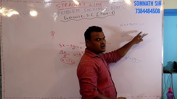 41 #CO-ORDINATE GEOMETRY : CLASS-XI #WBCHSE #STRAIGHT LINE3 #PROBLEM SOLVING #EXERCISE2C #PART-1