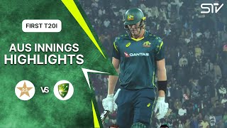 Australia Innings Highlights Stan Vs Australia Match 01 T20I Series 2026 Pcb M9E1H