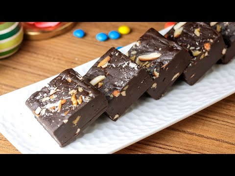 Chocolate Fudge | How To Make Chocolate Fudge | Eggless Dessert