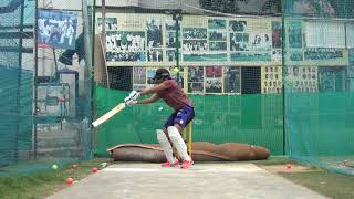Veda Krishnamurthy Cut Shot & Pull Shot Practice Kioc - Worlds Largest Cricket Academy