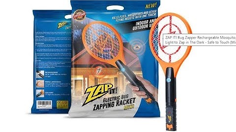 ZAP IT! Bug Zapper Rechargeable Mosquito, Fly Killer and Bug Zapper Racket - Overview