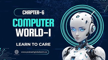 CHAPTER-6 | CLASS-1 | COMPUTER | LEARN TO CARE | PRAKASH GLOBAL EXIM | ‪@TinTinTV900