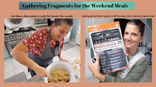 Gather your fragments Slow Cooker Edition and Organizing the Butlers Pantry