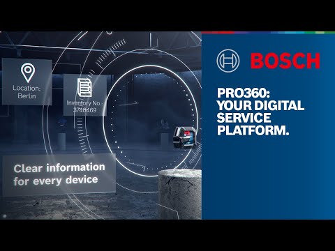 Bosch Professional PRO360: Your digital service platform