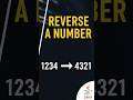 Java code to reverse a number #coding #comedy #entertainment #java#programming #correctcoding