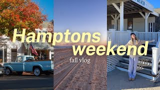 FALL WEEKEND IN THE HAMPTONS 🌊​ | Coopers Beach, Sag Harbor, Montauk and more !