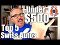 Top 5 Swiss Automatics Under $500 - Glycine, Certina ...