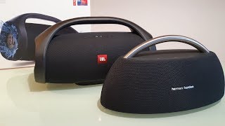 Et bestemt egetræ Den anden dag JBL Boombox vs Harman Kardon Go&Play 2 - sound comparison, specs and my  experience - YouTube